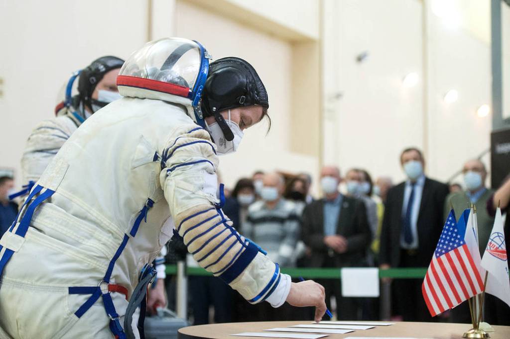 Expedition 65 backup crew member Anne McClain of NASA