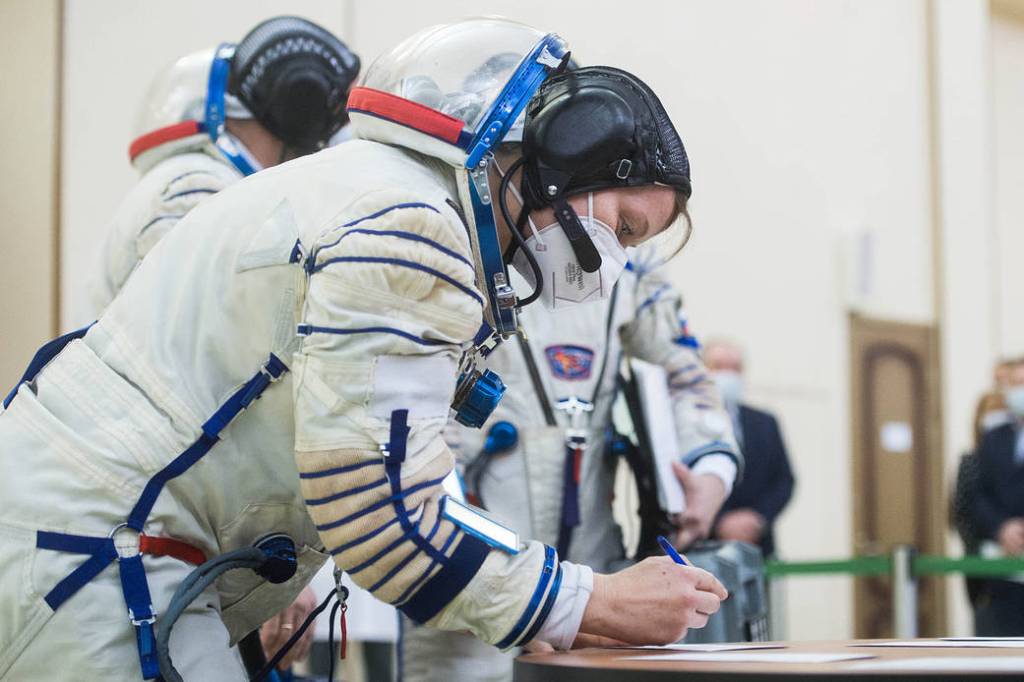 Expedition 65 backup crew member Anne McClain of NASA