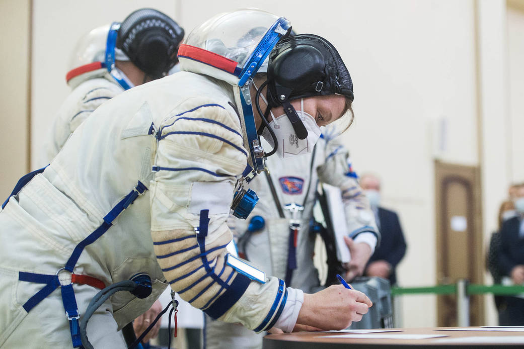 Expedition 65 backup crew member Anne McClain of NASA