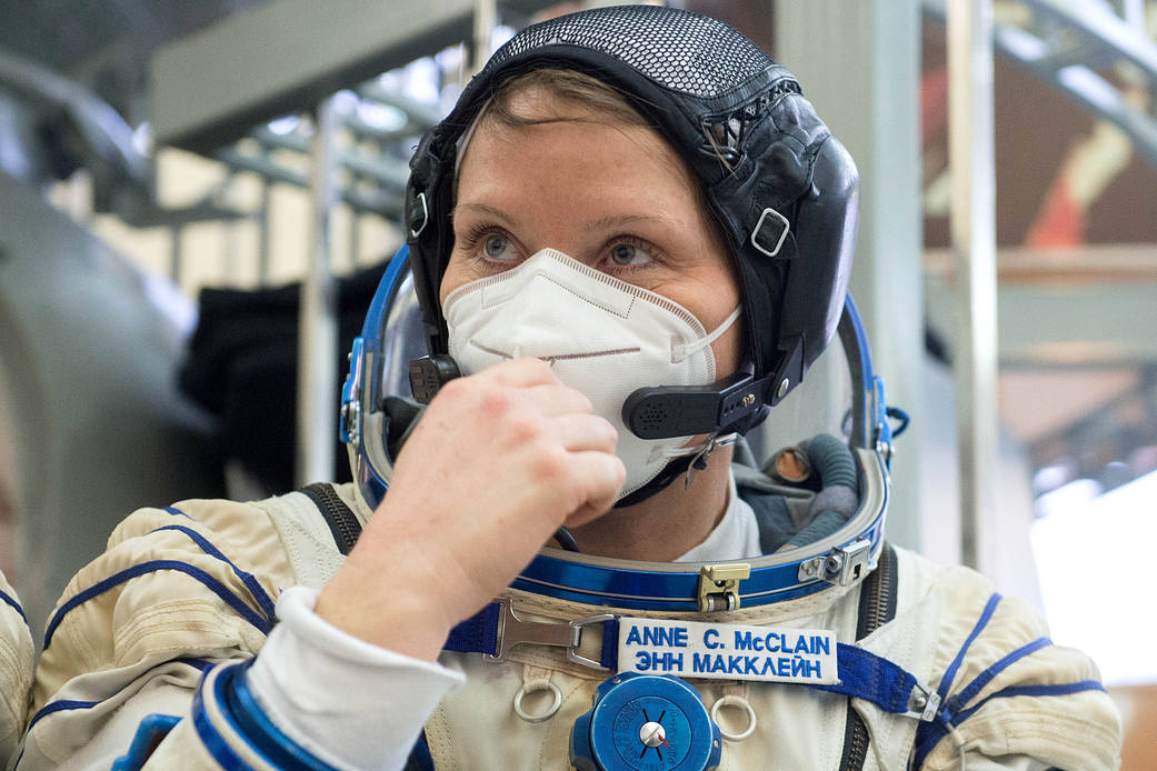 Expedition 65 backup crew member Anne McClain of NASA