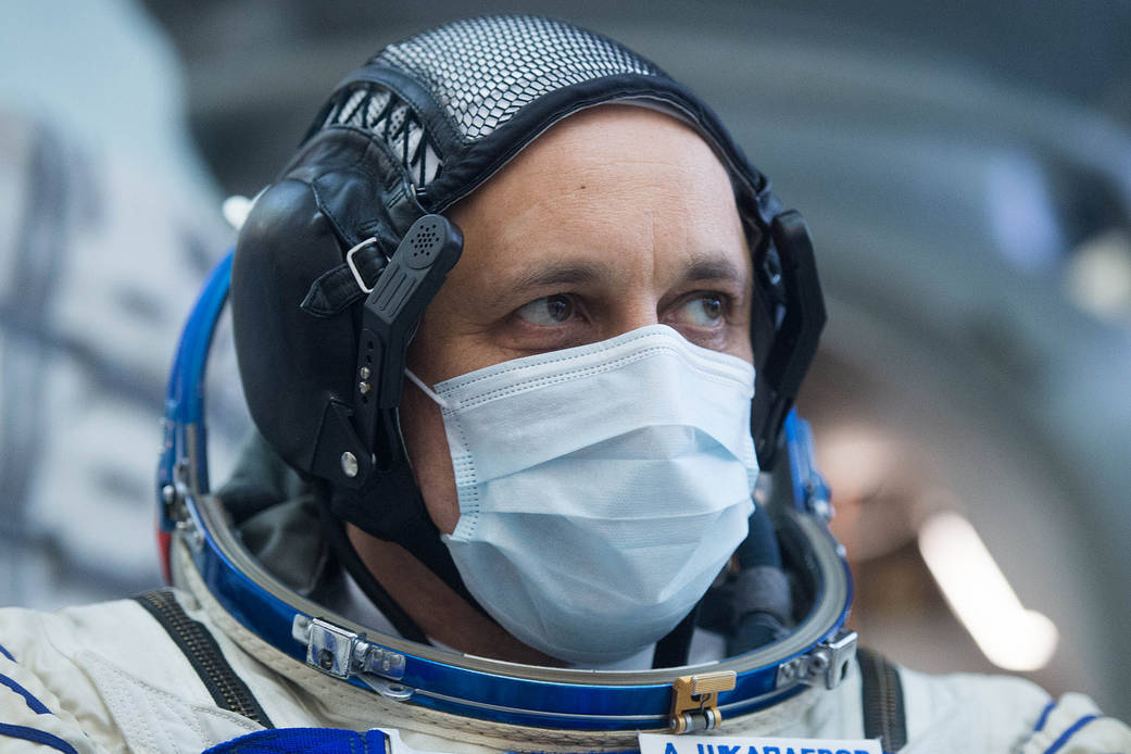 Expedition 65 backup crew member Anton Shkaplerov of Roscosmos