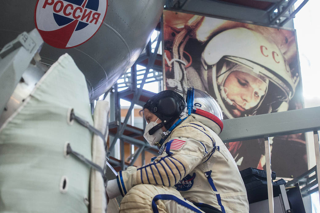 Expedition 65 backup crew member Anne McClain of NASA