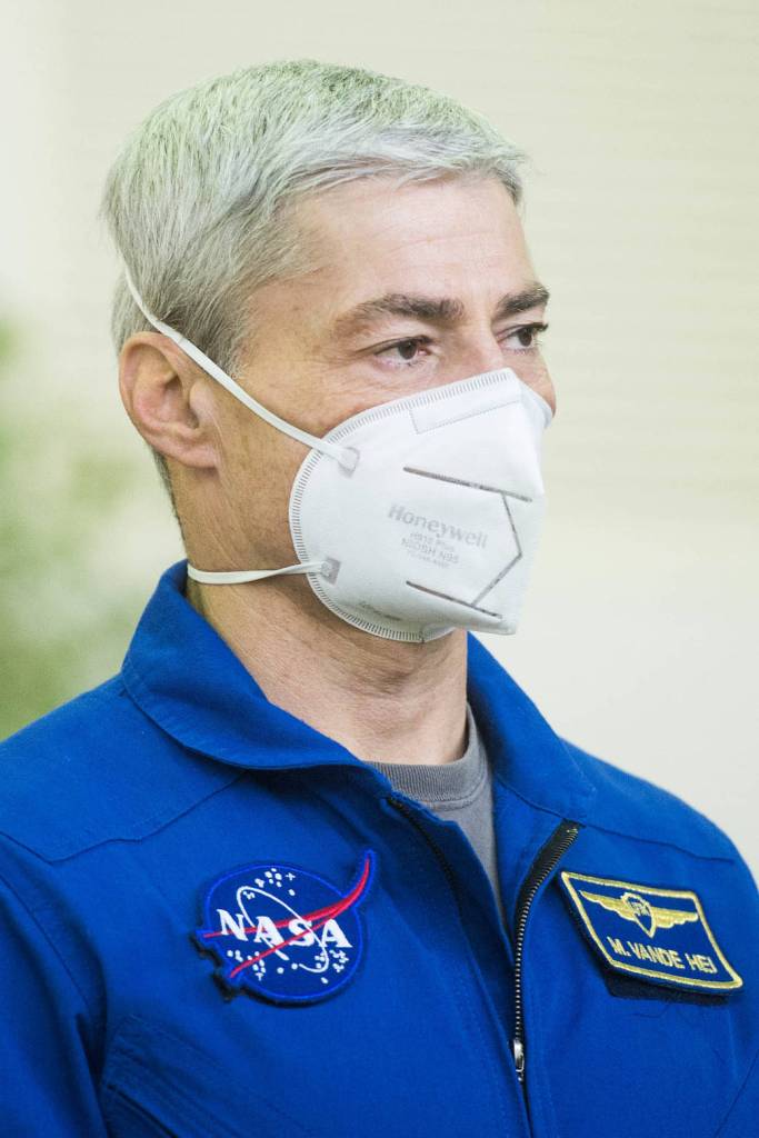 Expedition 65 crew member Mark Vande Hei of NASA