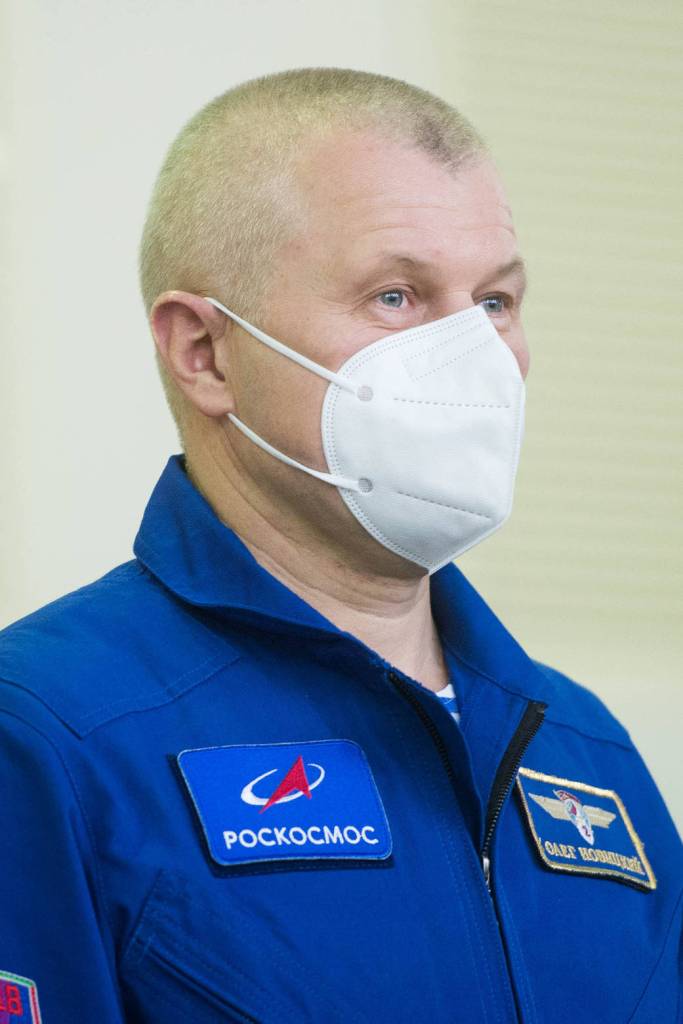 Expedition 65 crew member Oleg Novitskiy of Roscosmos