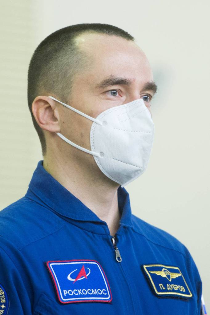 Expedition 65 crew member Pyotr Dubrov of Roscosmos