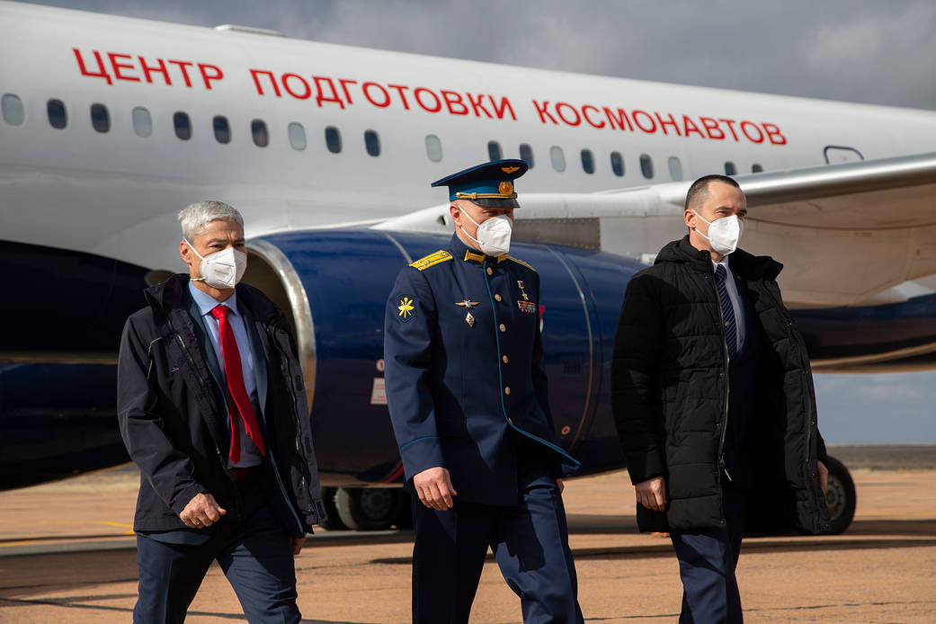 Expedition 65 prime crew members arrive in Baikonur