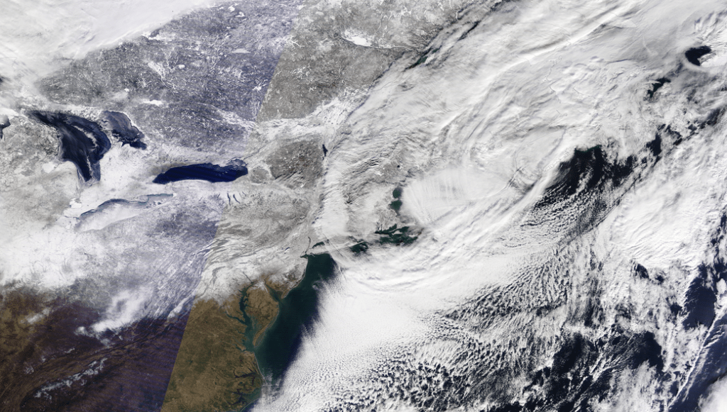 Northeastern U.S. After the Snow