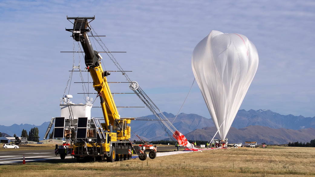 NASA Super Pressure Balloon just before launch