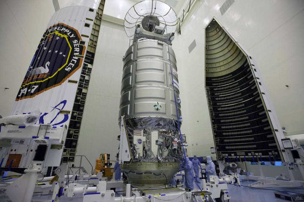 Orbital ATK Cygnus Cargo Module Ready for Payload Fairing