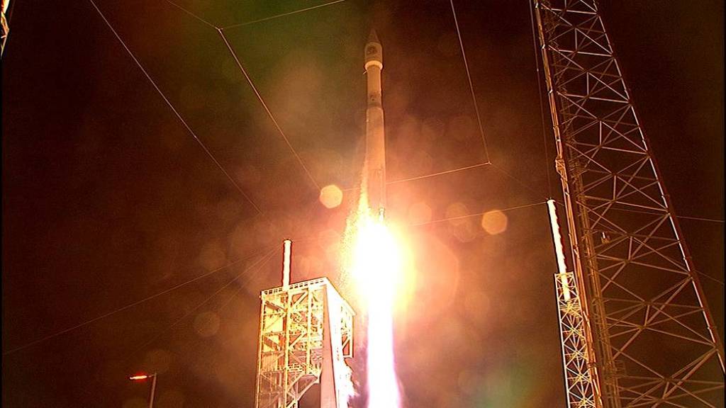 Atlas V Lift-off for Cygnus Resupply Mission