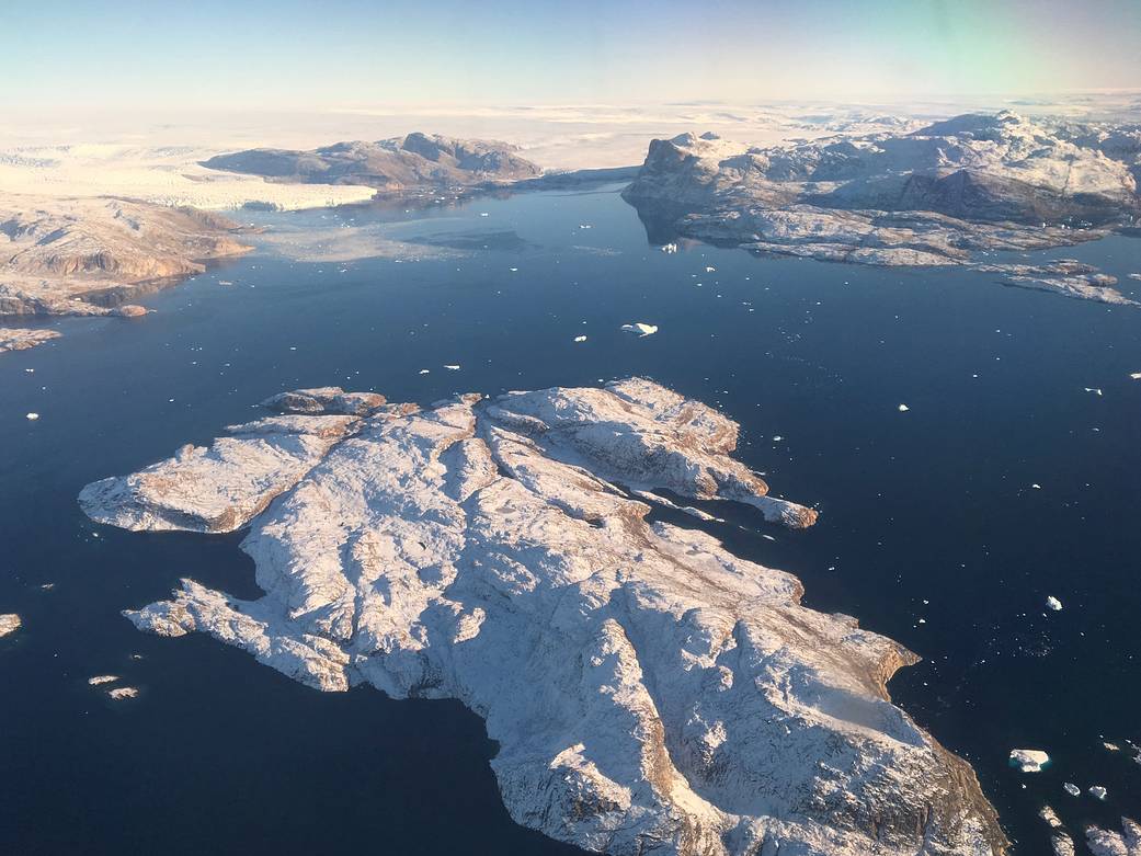 island at the mouth of Upernavik Glacier on the northwest coast of Greenland