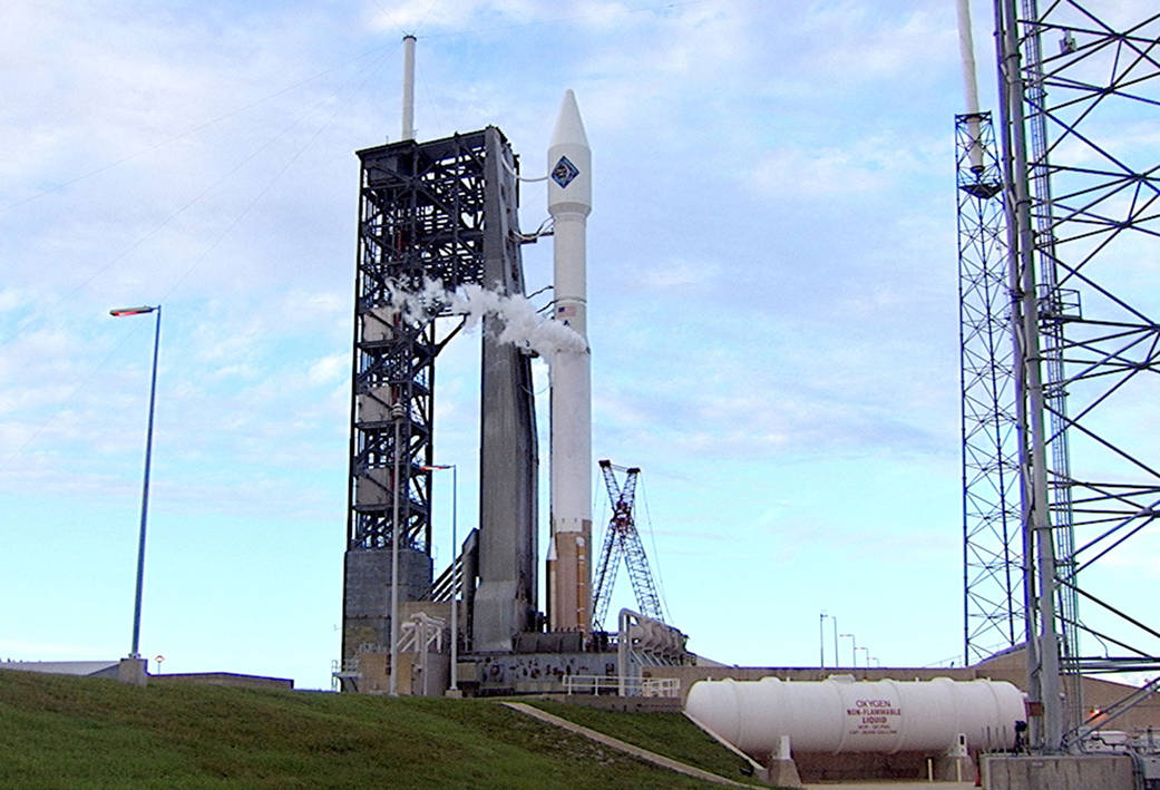 Atlas V Fueling Underway for Orbital ATK CRS-4