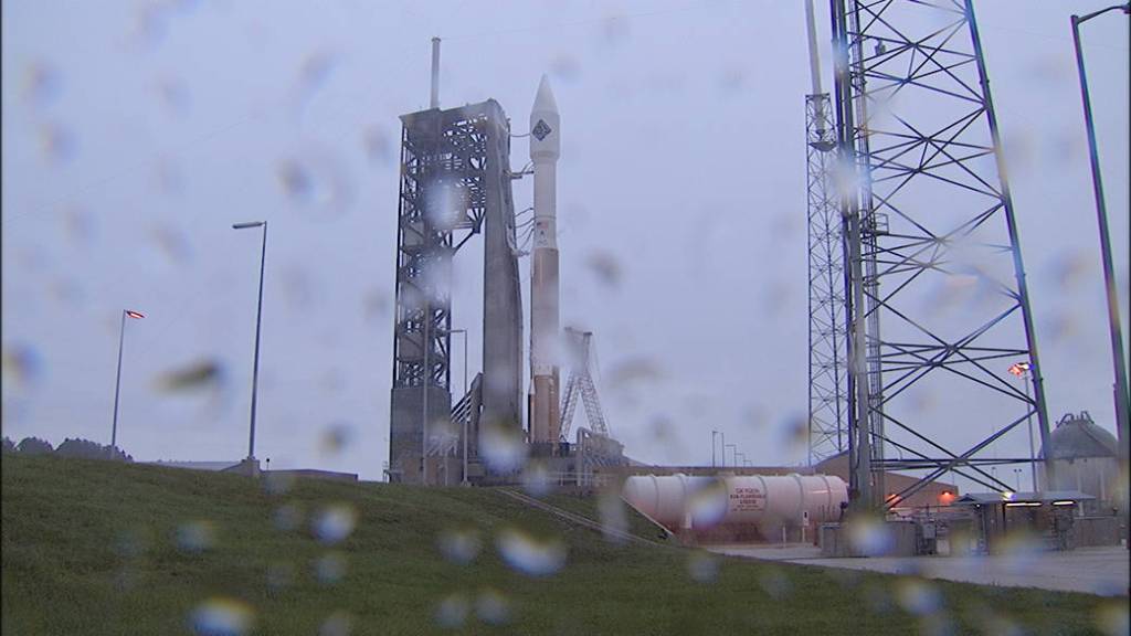 Atlas V Rocket Prepared for Orbital ATK CRS-4