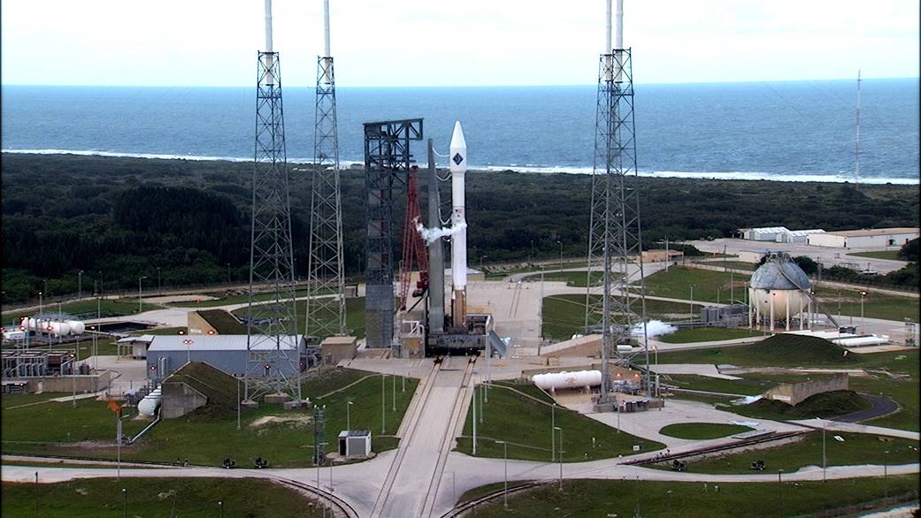 Atlas V Rocket Prepared for Orbital ATK CRS-4