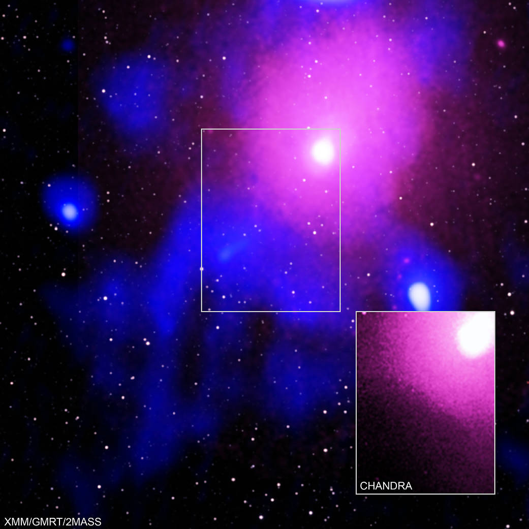 Evidence for the biggest explosion seen in the Universe comes from a combination of X-ray data from Chandra and XMM-Newton.