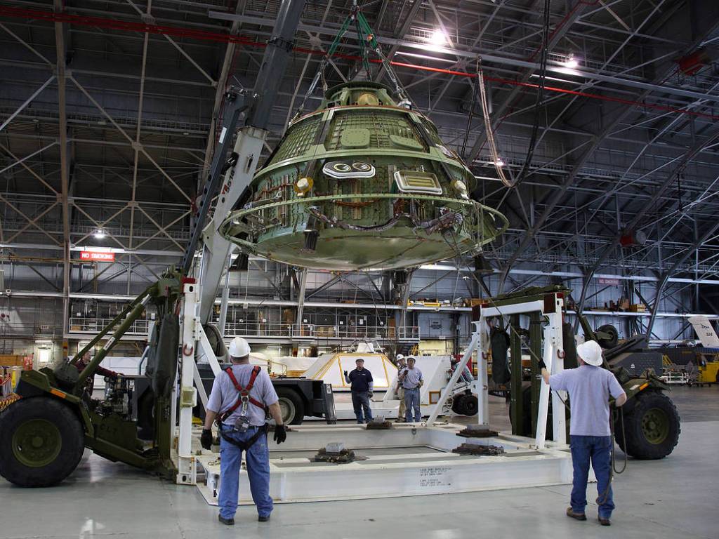 Orion Ground Test Article Arrives at NASA Langley