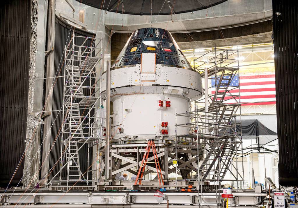 Artemis I’s Orion Capsule Undergoing Testing