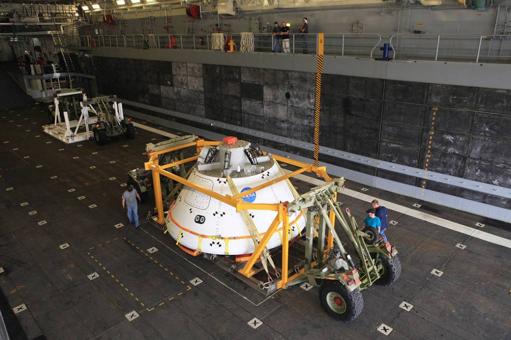 Orion Preps for Recovery Testing