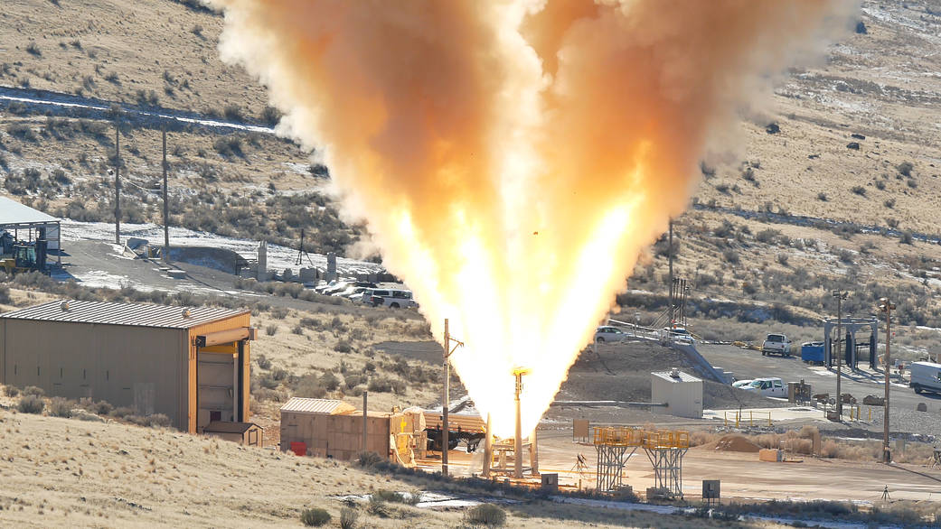 Ground Firing Static Test of the Orion Abort Motor