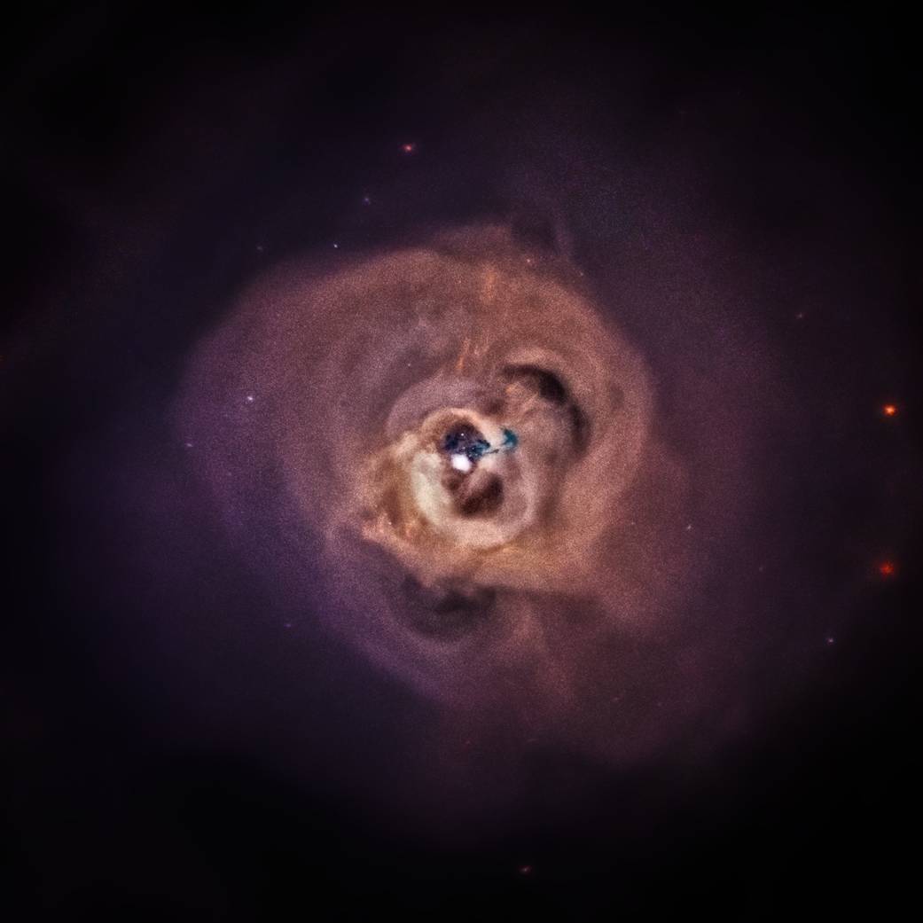 This composite image of the Perseus Cluster