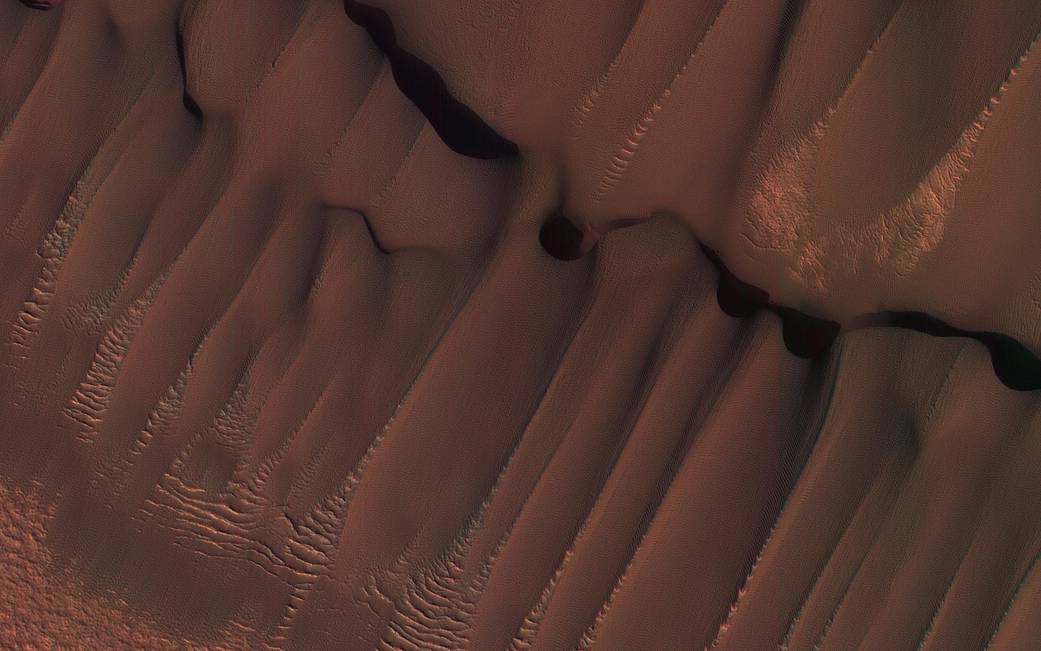 Dune field on Mars