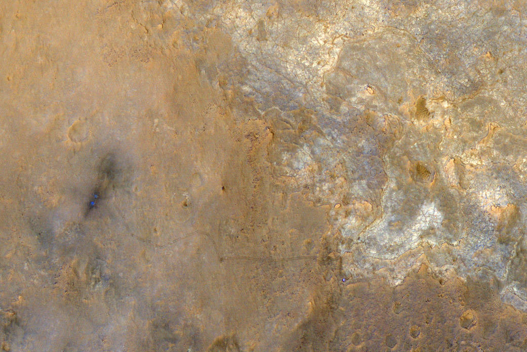 View from Mars Orbiter 