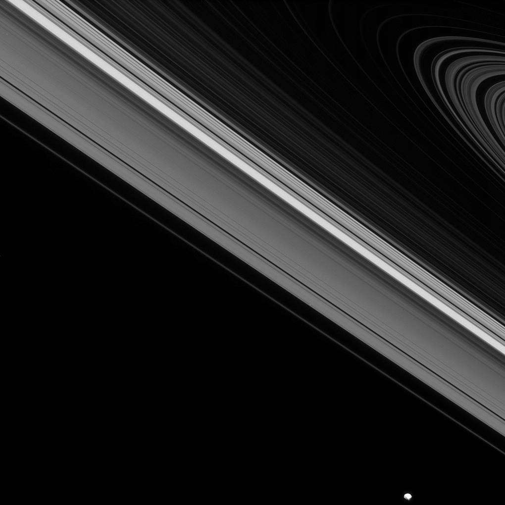 Saturn, Epimetheus and Daphnis 