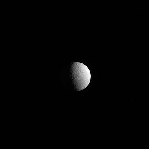 Saturn's moon Tethys