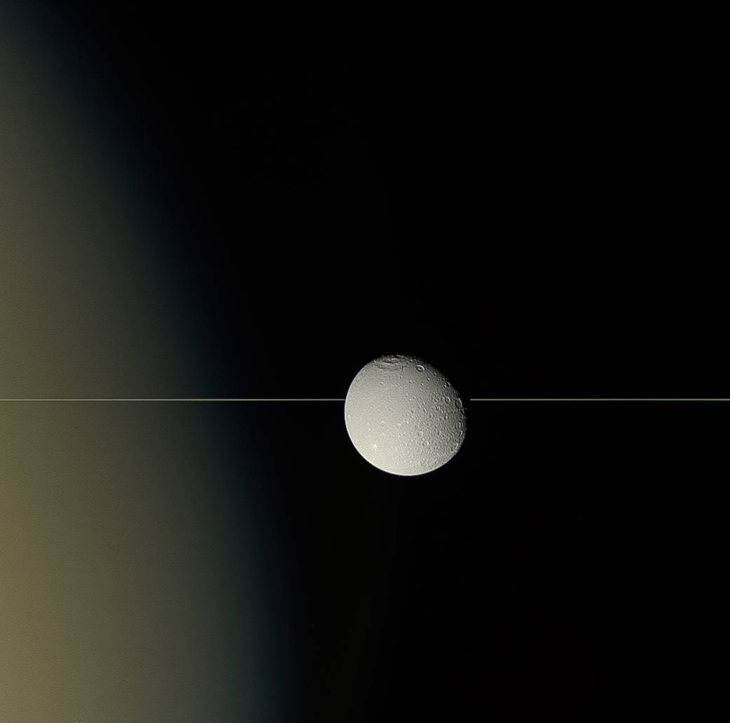 Saturn's moon Dione