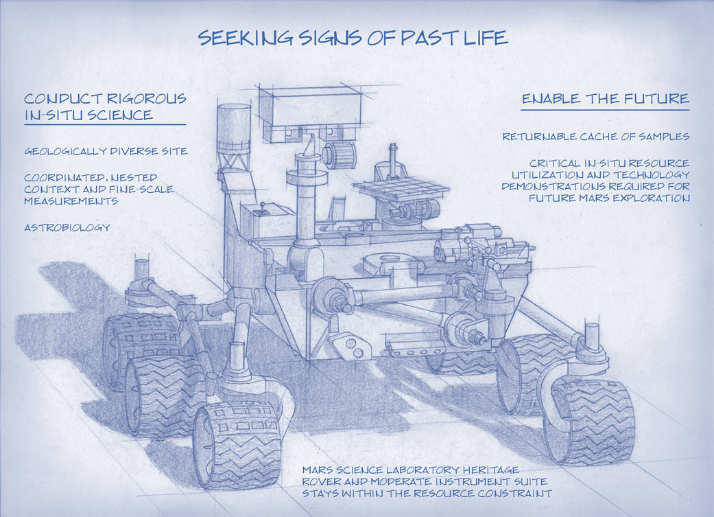 Artist's concept of Mars 2020 rover