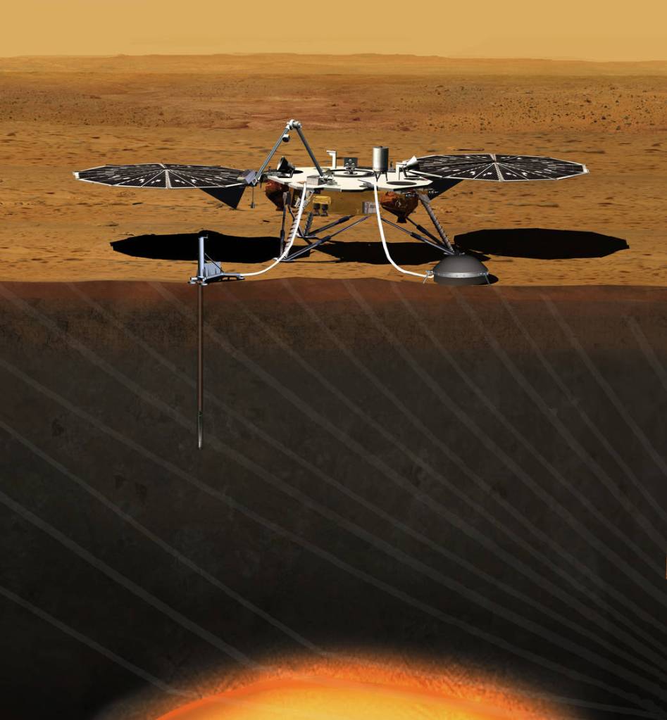 Artist’s Concept of InSight Lander on Mars