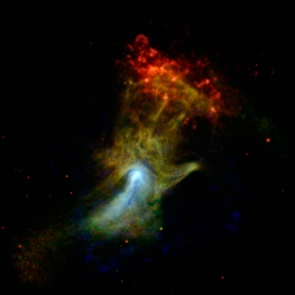 High-Energy X-ray View of  ‘Hand of God’