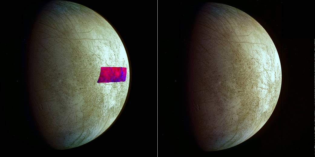 First detection of clay-like minerals on the surface of Jupiter's moon Europa