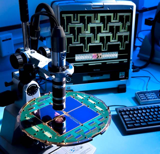 BICEP2 telescope at the South Pole