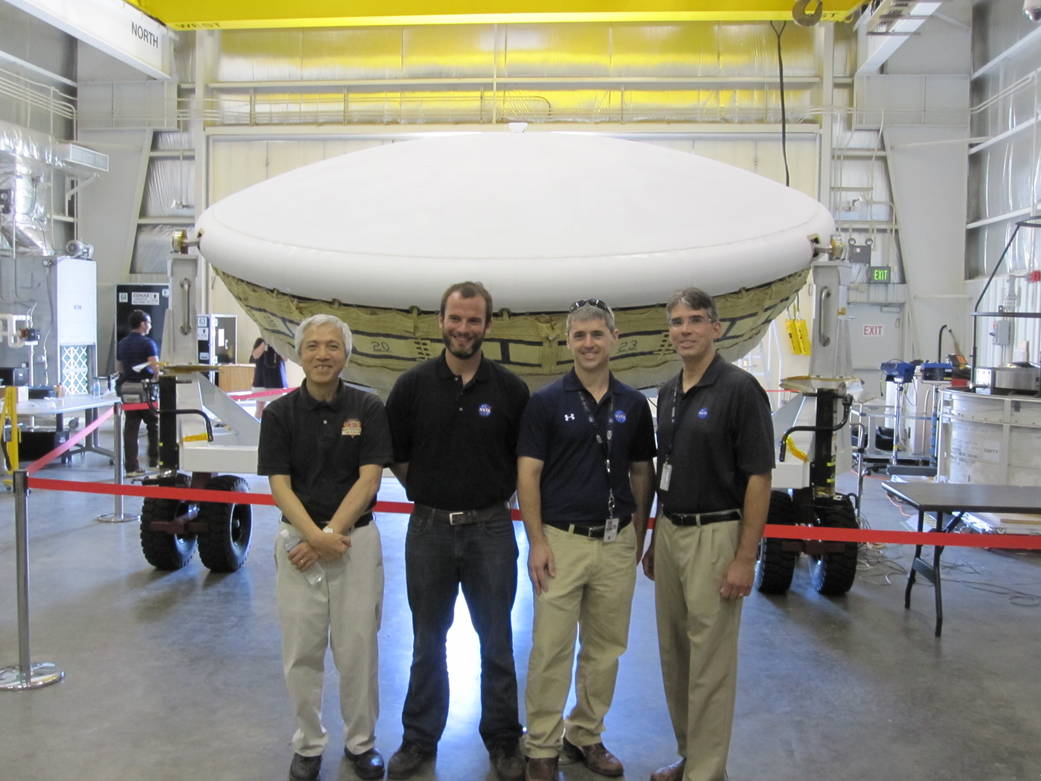 Members of the team for NASA's Low-Density Supersonic Decelerator