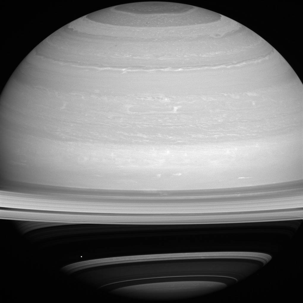 Saturn and Mimas