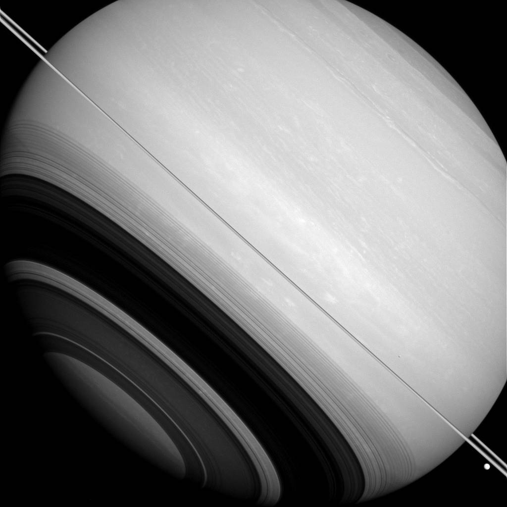 Circling Saturn
