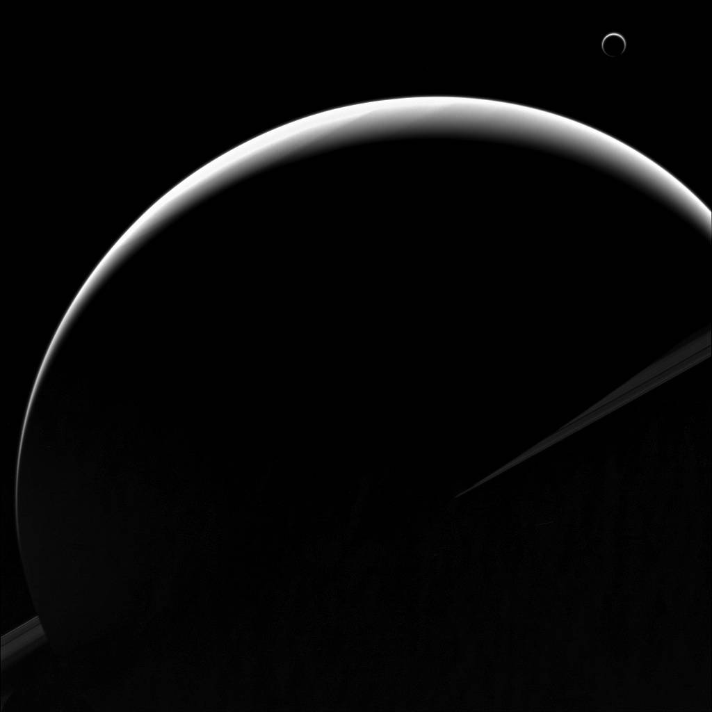 Saturn and Titan