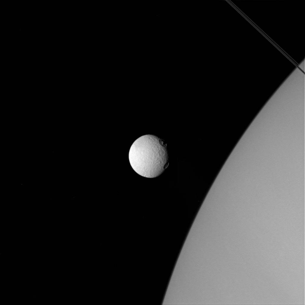 Tethys ‘Eyes’ Saturn