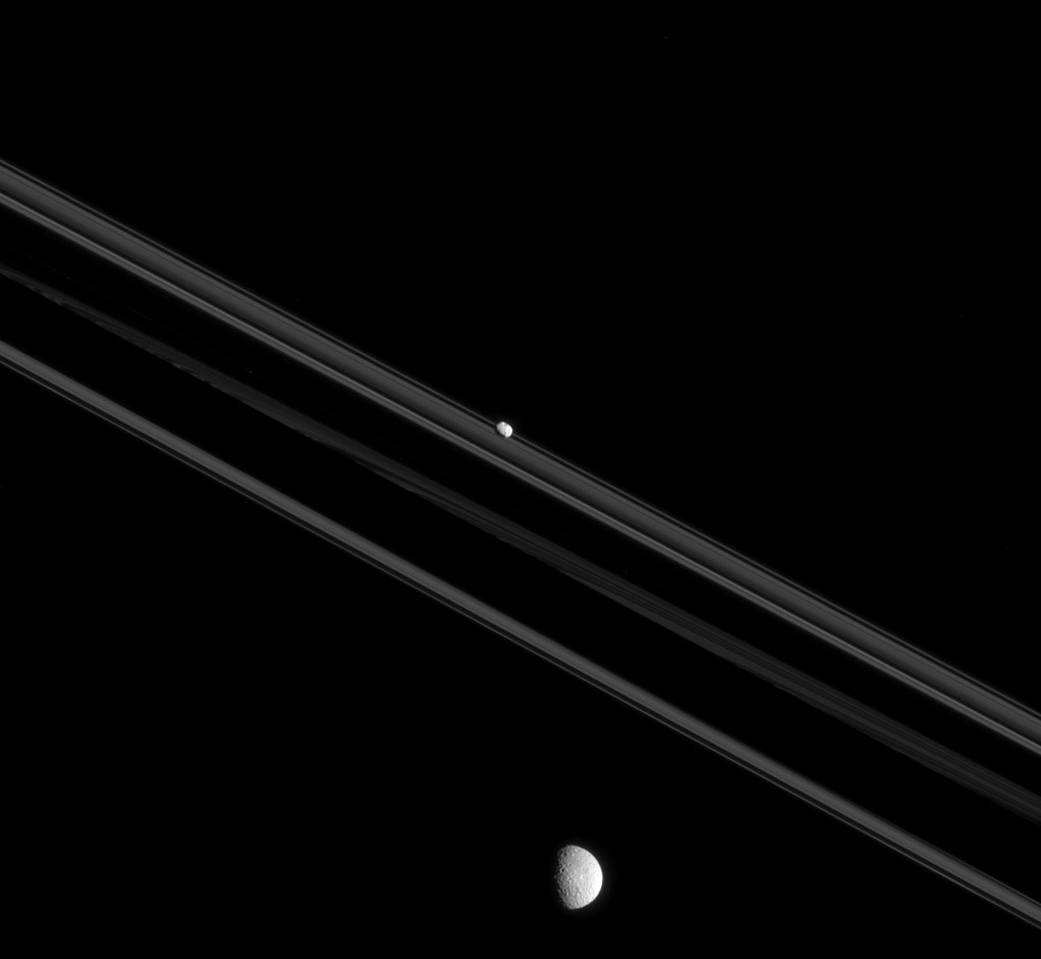 Mimas and Pandora