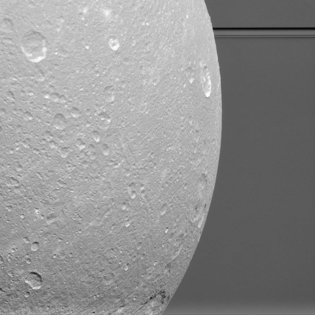 Saturn's moon Dione