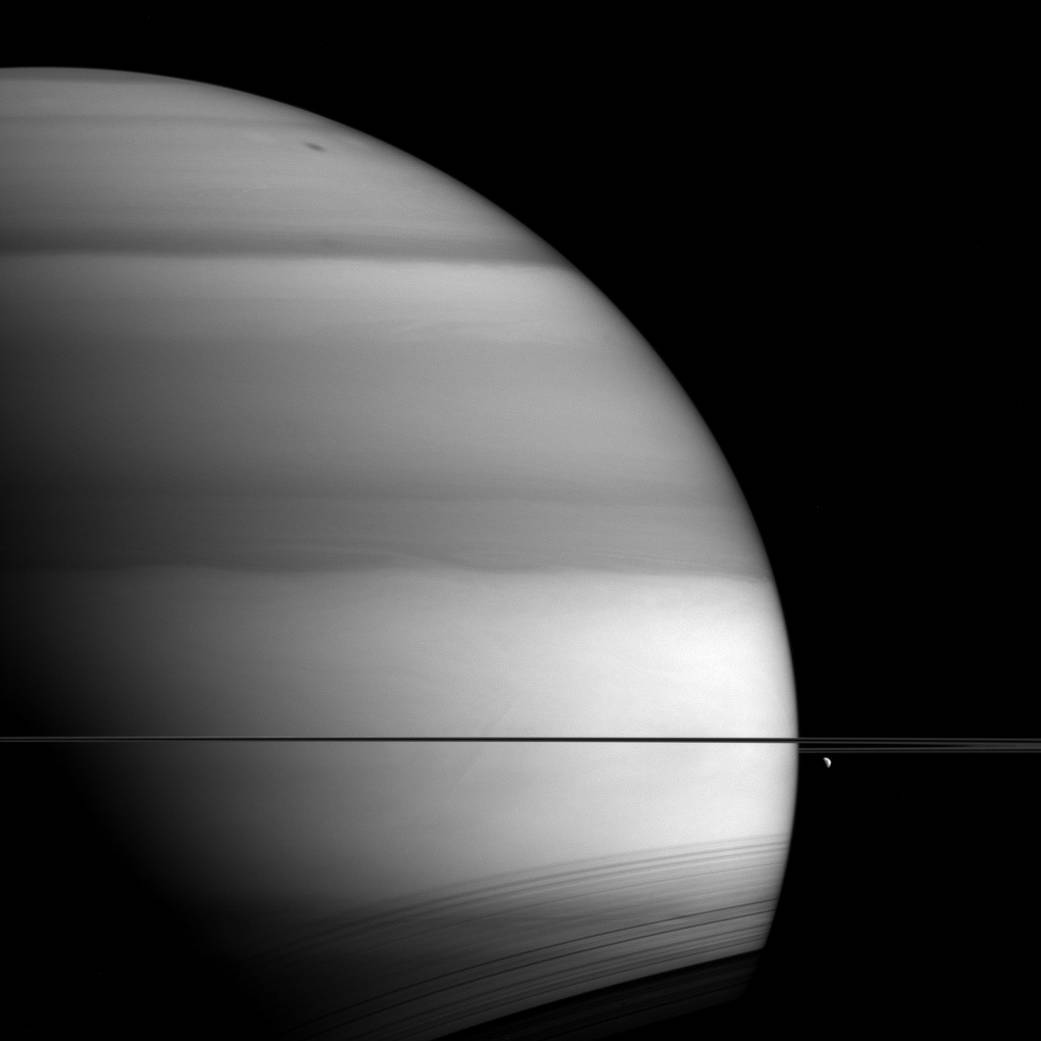 Saturn and Dione