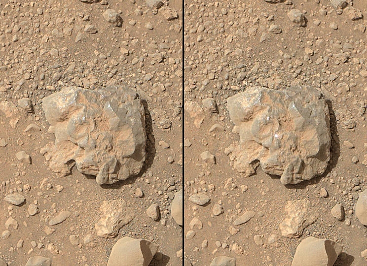 First Imaging of Laser-Induced Spark on Mars