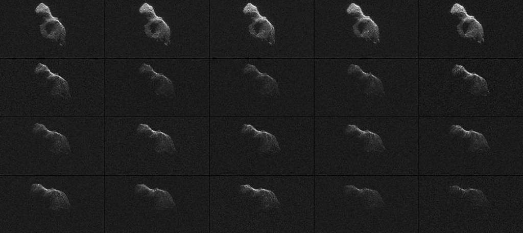 Radar Images of Asteroid 2014 HQ124
