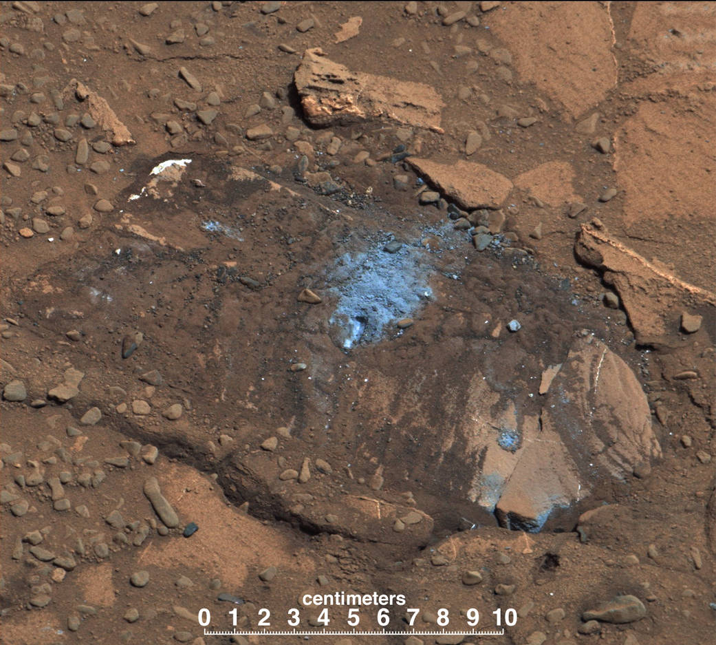 The "Bonanza King" rock on Mars