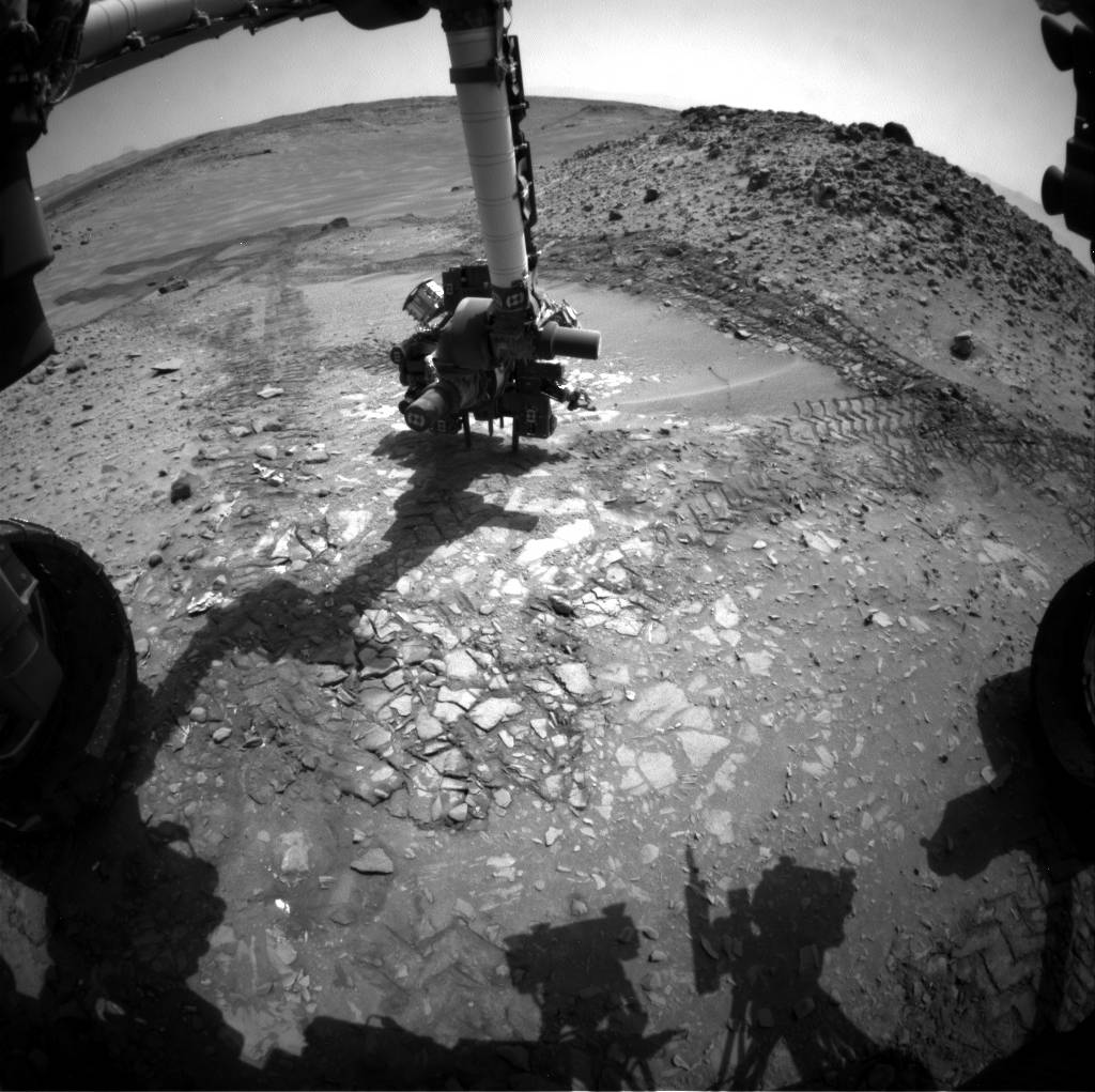 Rover's drillling instrument on Mars
