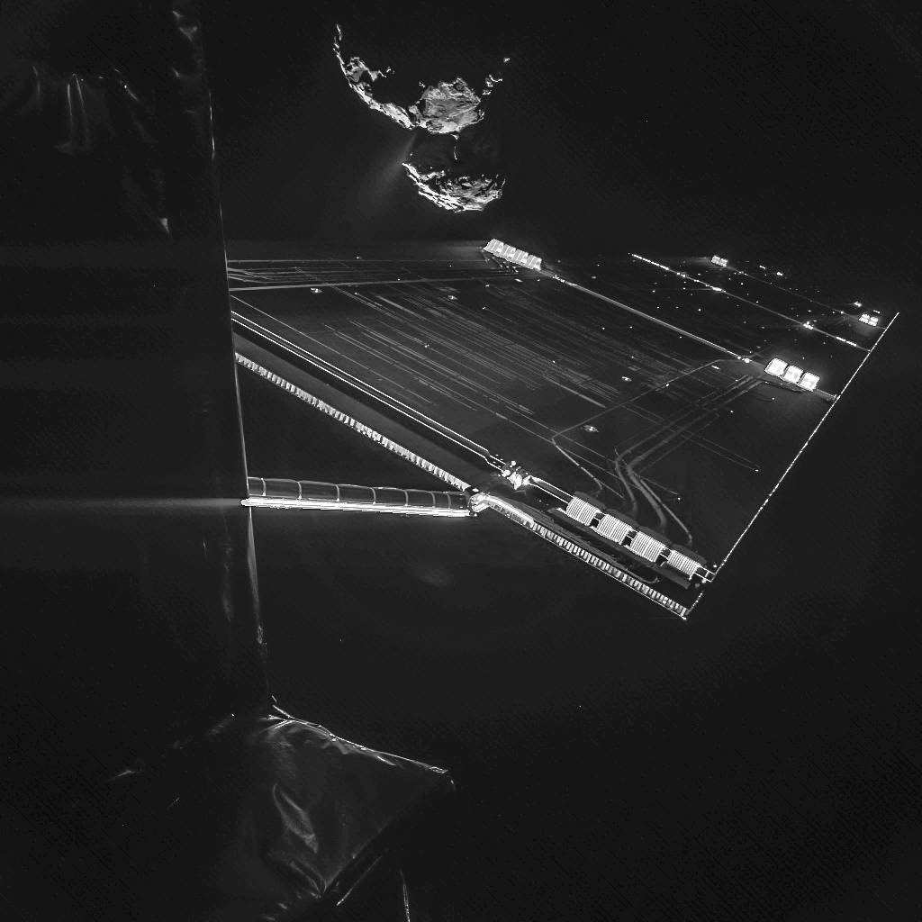 Rosetta Mission Selfie at 10 Miles