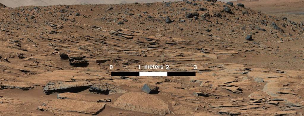 Inclined Martian Sandstone Beds Near ‘Kimberley’