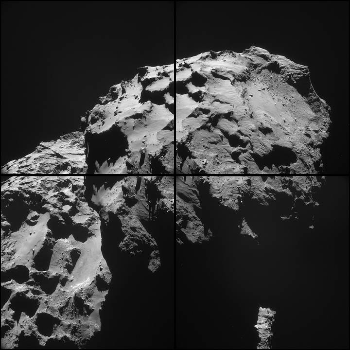 December 2014 View of Rosetta’s Destination Comet