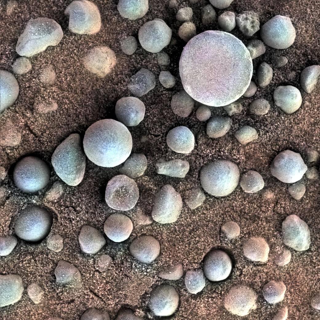 Martian concretions near Fram Crater